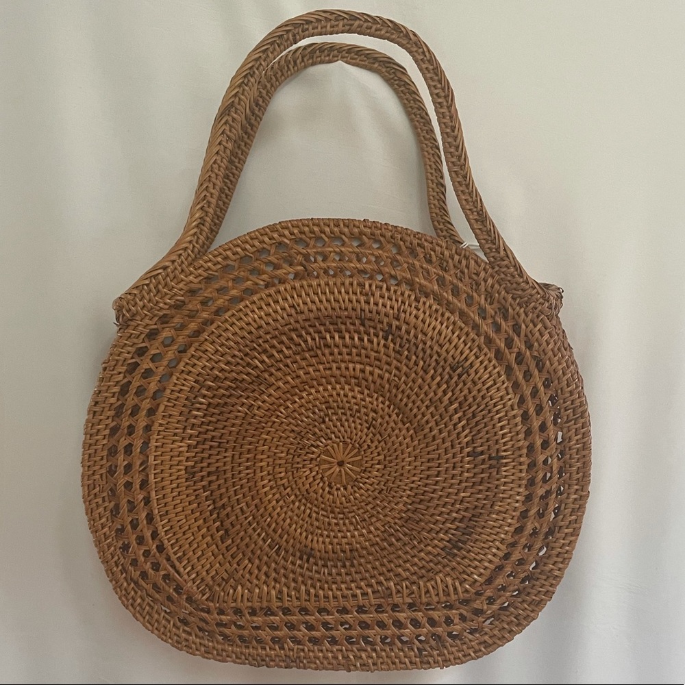 Urban Outfitters Boho Straw Hand Bag